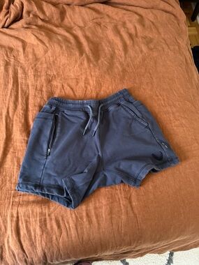 ASRV Navy Athletic Drawstring Shorts